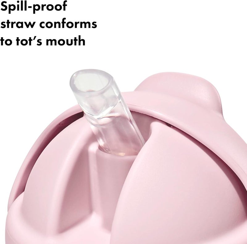 OXO Tot Transitions 9 oz Straw Cup Blossom - Image 2